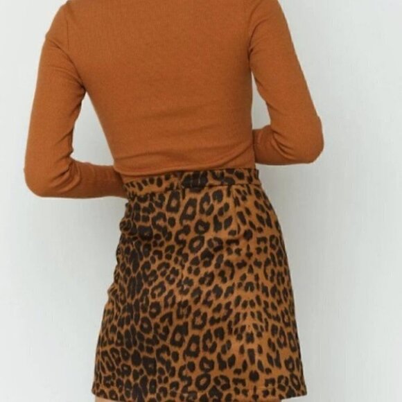 WILDSIDE leopard Print Mini Skirt - Picture 7 of 10